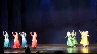 Svetlana Tulasi amp Chakkar group  IndianRussian dance quotKalina Taalquot [upl. by Dorehs]