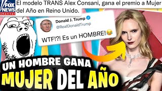 Hombre gana premio a la mejor MUJER MODELO DEL AÑO 🤣 En Reino Unido 🤣 Alex Consani [upl. by Nathanoj]