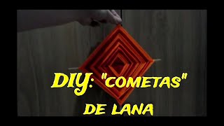 Como hacer quotcometas de lanaquot [upl. by Alyssa]