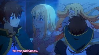 Darkness quiere darle su PRIMERA VEZ a Kazuma  Konosuba Season 3 [upl. by Ymmaj]