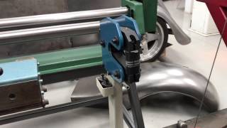 Hammerfab tipping flange with Baileigh bead roller [upl. by Desimone]