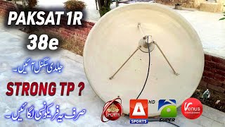 Paksat 38e Strong TP 2024  Paksat Frequency 2024  Paksat 38e C Band 4 feet Dish Setting Tech Tube [upl. by Packton]