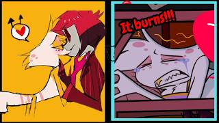 When Love Burns Literally comic dub Hazbin HotelHelluva Boss • COMIC DUB [upl. by Karub289]