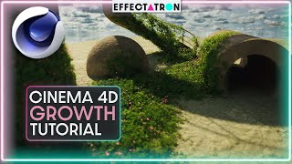 Easily Grow Anything Across Multiple Objects with Fields C4D Tutorial  Quixel  Redshift [upl. by Uba]