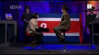 TV in North Korea  Kim Jong Il on TV show [upl. by Annayoj]