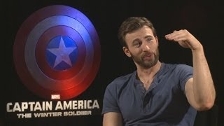 CAPTAIN AMERICA THE WINTER SOLIDER Interviews  Chris Evans Samuel L Jackson Anthony Mackie [upl. by Evonne]