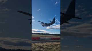 Epic Alenia C27 Spartan landing at HBA planes avaition [upl. by Hesky]