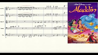 Friend Like Me from Aladdin for Brass Quintet [upl. by Ferde780]