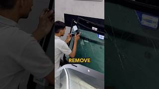 How to Remove Stickers from Your Windshield automobile diy tipsandtricks car shorts trending [upl. by Roumell797]