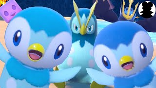 【Pokemon Scarlet amp Violet】Piplup cute amp funny moments [upl. by Litta461]