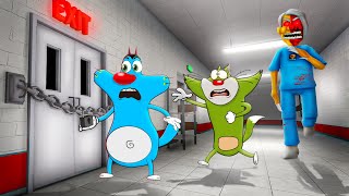 Roblox Oggy Trapped By A Mr Tobby In His Scariest Hospital With Jack  Rock Indian Gamer [upl. by Rramahs147]