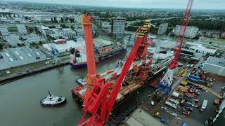 Upgrade of the 3000mt Offshore Mast Crane of PipeLay Vessel Saipem Constellation [upl. by Pudendas41]