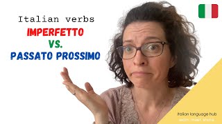 Learn Italian Grammar  Italian verb tenses Imperfetto vs Passato Prossimo [upl. by Arie]