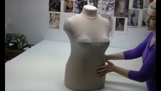 How to sew a DIY customfit dress form cover in your size [upl. by Wit509]