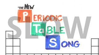 SLOW quotThe NEW Periodic Table Song In Orderquot AsapSCIENCE 2013 [upl. by Cissie394]