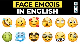 All Face Emojis Name with Meaning [upl. by Platto]