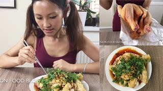 Steamed chicken in chili sauce saliva chicken authentic Sichuan Szechuan food recipe 12 四川口水雞 [upl. by Eniagrom]