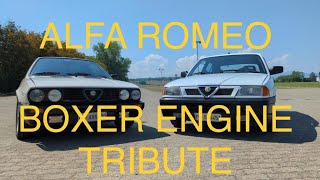 1985 ALFA ROMEO SPRINT QV VS 1992 ALFA ROMEO 33 13 V…ALFA ROMEO BOXER ENGINE TRIBUTE [upl. by Natehc771]