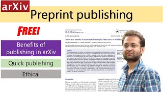 Why you should publish papers in arXiv repositories benefits of preprint publishing [upl. by Roma]