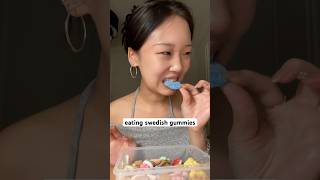 trying BONBON swedish gummies bonbon gummy [upl. by Ahseken327]