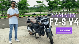 Is Yamaha FZS V40 worth buying🤔 Detailed review [upl. by Enoryt]