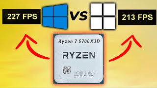 Is Windows 11 BAD for Ryzen 5000 Windows 10 vs 11 Gaming Benchmarks [upl. by Leksehc]