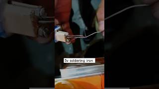 Part27 5v rechargeable soldering iron at home diyexperiment youtubeshorts foryou viralvideo [upl. by Enawd]