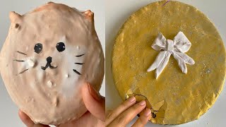 Plaster Clay Cracking amp Slime ASMR Video 1002 [upl. by Jonie]