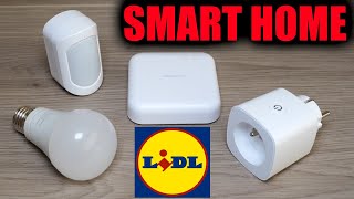 LIDL SMART HOME la maison connectée by LIDL SILVERCREST prise connectée ampoule LED et détecteur [upl. by Nauj792]