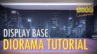 Action Figure Display  How to Make Diorama Bases  Tutorial [upl. by Ahsienel]