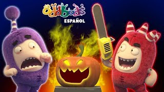 Oddbods  Experimento Resurrección de Halloween  Dibujos Animados Graciosos Para Niños [upl. by Ainola]