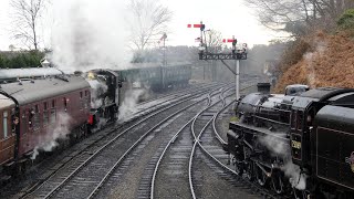 2024 01 06 Severn Valley Railway Winter Gala part 1 [upl. by Alyose805]