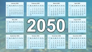 Calendar 2050 [upl. by Ranit]