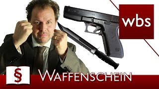 Jura Basics Kleiner Waffenschein  Voraussetzungen und Verbote  Rechtsanwalt Christian Solmecke [upl. by Timmy967]