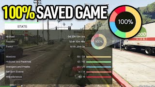 How to Install 100 Save Game for GTA 5 in 2024 100 Completion Saved File [upl. by Care]