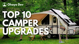 Top 10 Camper DIY Upgrades [upl. by Aziul]