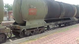 black oil crude oil loaded train blackoil kalatel crudeoil railway train trackzindagi [upl. by Delmer]