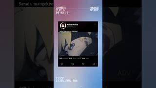 Sarada awakens sharingan ☠️shorts ytshorts newshorts viralshorts trendingshorts [upl. by Fabe]