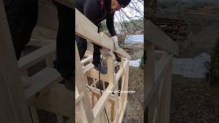 Assembling Gables and Installing Roof Overhangs  Building a Tiny house [upl. by Phail804]