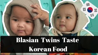 Blasian Twins Tries Korean food [upl. by Edva880]