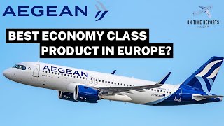 HOW’S AEGEAN AIRLINES ECONOMY CLASS Athens to Amsterdam Airbus A320neo TRIP REPORT [upl. by Atsed]