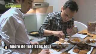 Recette  toasts de foie gras et mangue sur pain dépices [upl. by Creight]