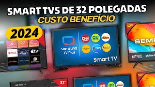 Qual Melhor TV 32 Polegadas Smart de 2024  As 5 Melhores Televisão 32 Polegadas  QUAL TV COMPRAR [upl. by Cha824]