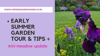 Early summer garden tips and tour  plus mini meadow update [upl. by Bruner223]