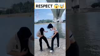 Best self defense techniques for girls 😱 💪 challenge kungfugirl [upl. by Redliw]