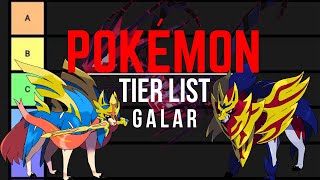 Galar Pokémon Tier List [upl. by Jeffery]