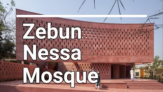 Zebun Nessa Mosque Ashulia Bangladesh by Studio Morphogenesis [upl. by Nnyla]