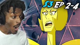 YELLOW DIAMOND IS SCARY  Steven Universe Season 3 Ep 24 REACTION [upl. by Lebbie]