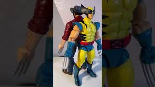 Marvel Legends Logan action figure YouTube Short Wolverine 50th Anniversary  XMen [upl. by Acyre392]