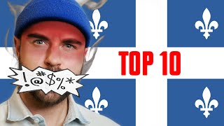 Top 10 Quebecois Curses French Canadian [upl. by Wunder]